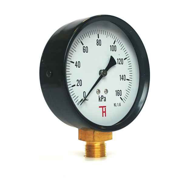Manometr 312, 0–4 kPa, průměr 100 mm, M20×1,5, spodní