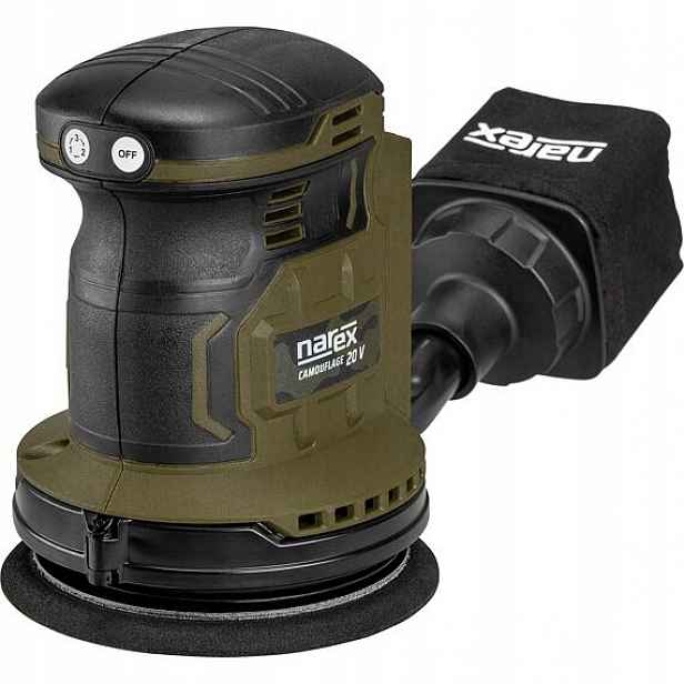 Narex Camouflage Cbe 125-3 Basic Box excentrická bruska 20V, 125mm, rozkmit