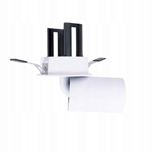 Maxlight Led pohyblivá podomítková lampa 9W Bílá Kulatá Halo