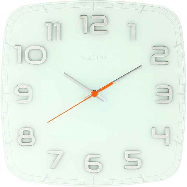 Hodiny NEXTIME 8816wi Classy square 30cm