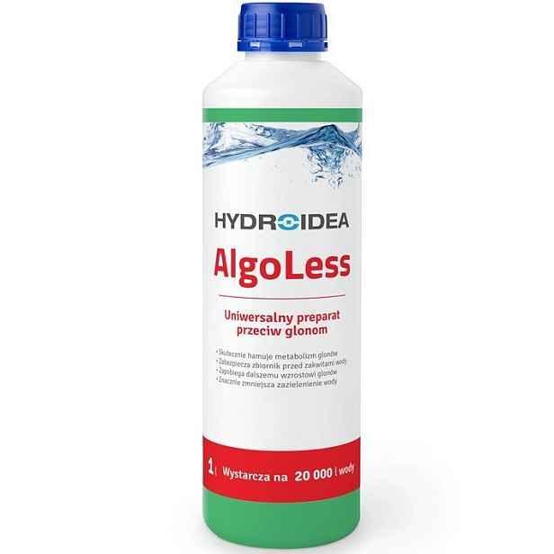 Hydroidea Algoless 1000 ml – Protiřasový Prostředek – účinný na řasy