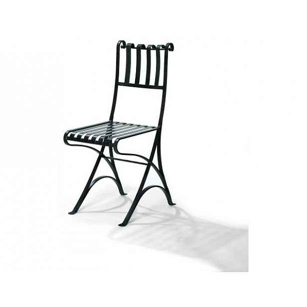 Kovaná židle Corona černá