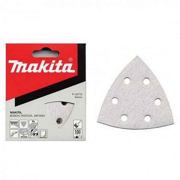 Makita - Brusný papír K80, 94x94 mm, 10 ks P-42709