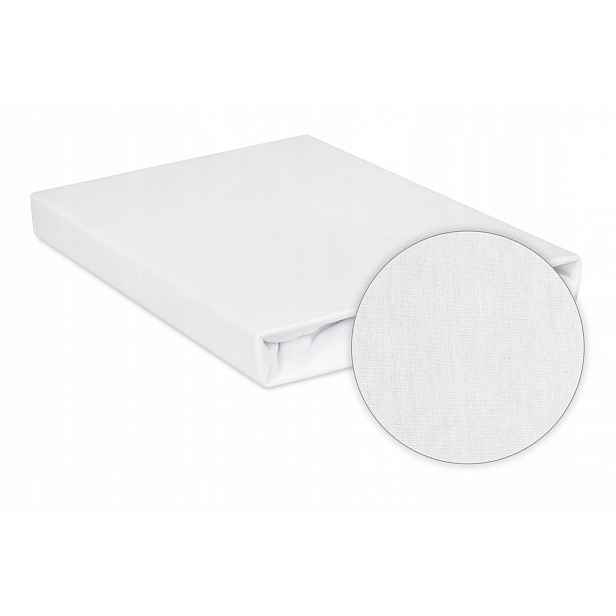 Prostěradlo jersey Premium s gumou 220x200x20 bílé Matex
