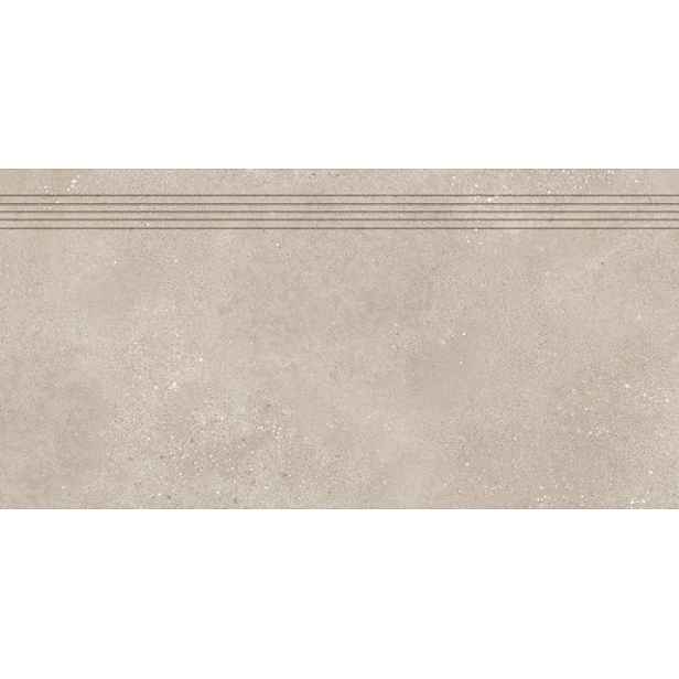 Schodovka RAKO Betonico tmavě béžová 40x80 cm mat DCP84794.1