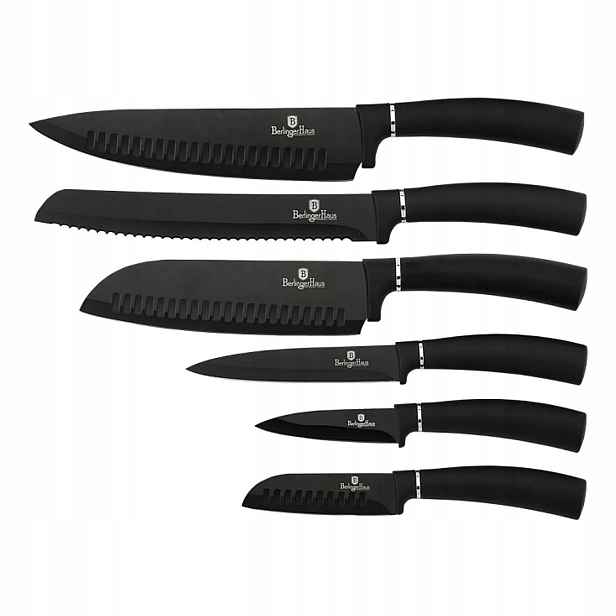Berlingerhaus Royal Black Collection Sada nožů s antibakteriálním