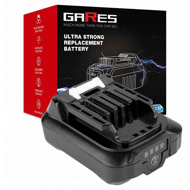 Akumulátor pro Makita BL1021B TW160DSAE TW140DZ JV102DZ 10,8 12V 2Ah