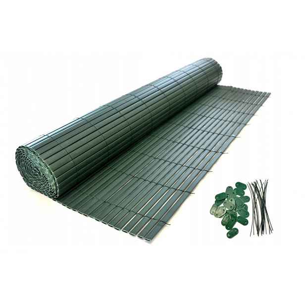 Dvoustranná Pvc Balkonová Podložka 1,2 x 3 m, zelená