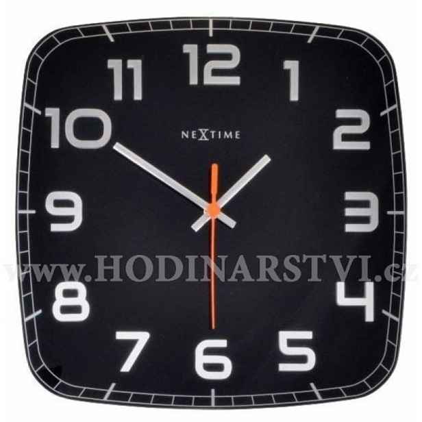 Hodiny NEXTIME 8816zw Classy square 30cm