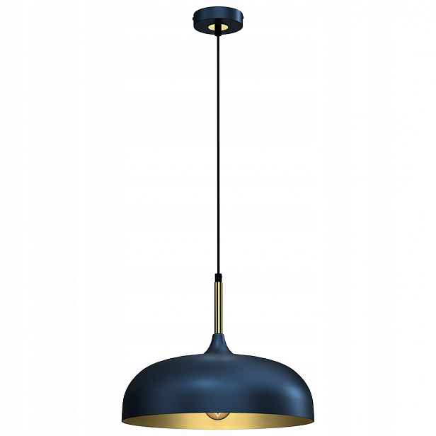 Milagro Závěsná lampa Lincoln MLP8033 E27 35 cm Modrá Zlatá Nastavitelná