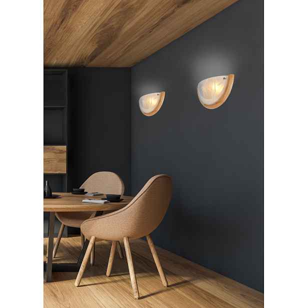 Stropní svítidlo Bambusové stropní svítidlo Dřevěné Standardní 1X60 W E27 Borovice