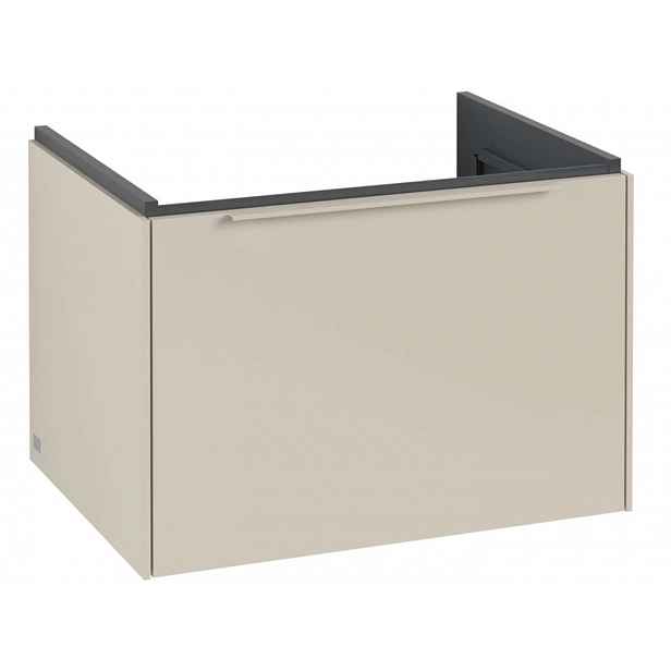 Villeroy & Boch Subway 3.0 - Umyvadlová skříňka, 62x43x48 cm, 1 zásuvka, Cashmere Grey C57502VN