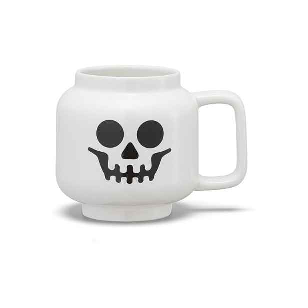 Bílý keramický dětský hrnek na latte 255 ml Skeleton – LEGO®