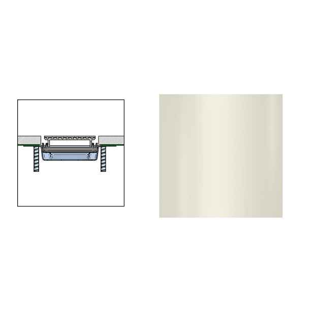 Rošt Profilpas FLAT COVER XPF/70 broušený nikl