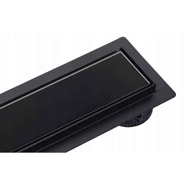 G-Drain Next Lineární odtok 60 cm se skleněným panelem Double Dark