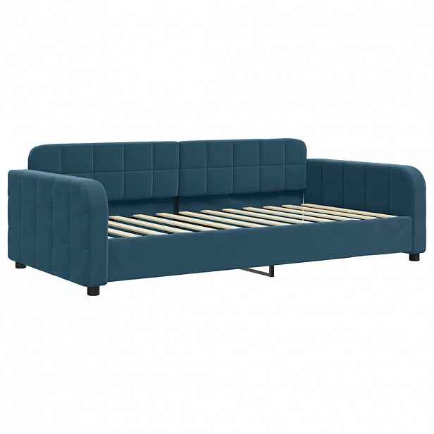 vidaXL Válenda modrá 90 x 200 cm samet