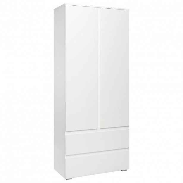 MID.YOU SKŘÍŇ S OTOČNÝMI DVEŘMI, bílá, 80/191/40 cm - Šatní skříně - 002478009308