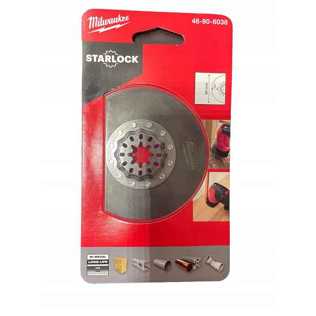 Pilový List plochý segmentový 85 x 20 mm Starlock Milwaukee 48906038