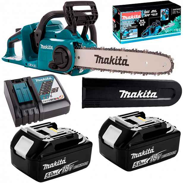 Řetězová pila Makita DUC353 Lxt 36V (2x18V) 2x5Ah Bl 35 cm 3/8''