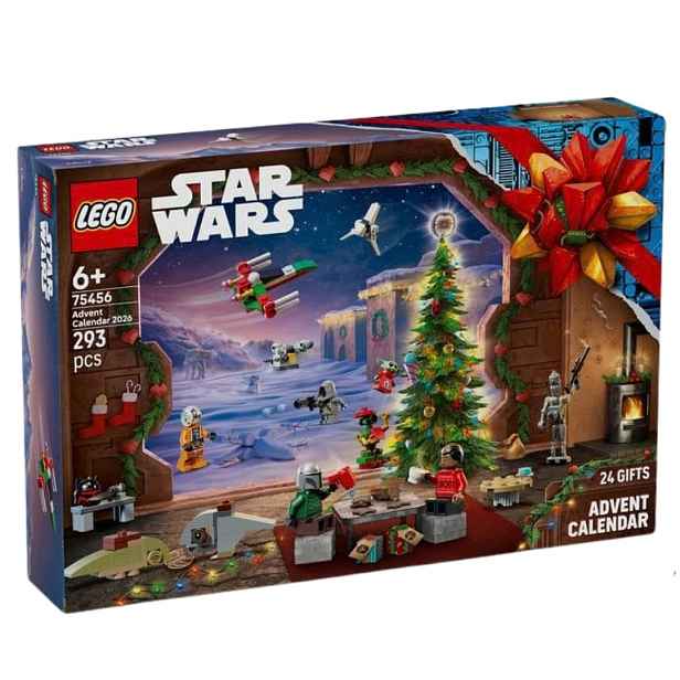 Adventní Kalendář 2026 Kostky Star Wars 293 Dílků 24 Okének Pro Děti