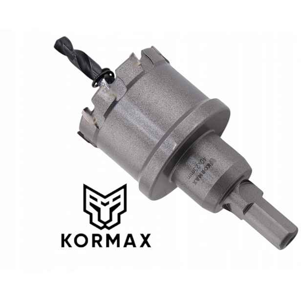 Děrovací Korunkový Vrták na kov 40 mm x 25 mm krátký Tct karbidový jádrový vrták Hd