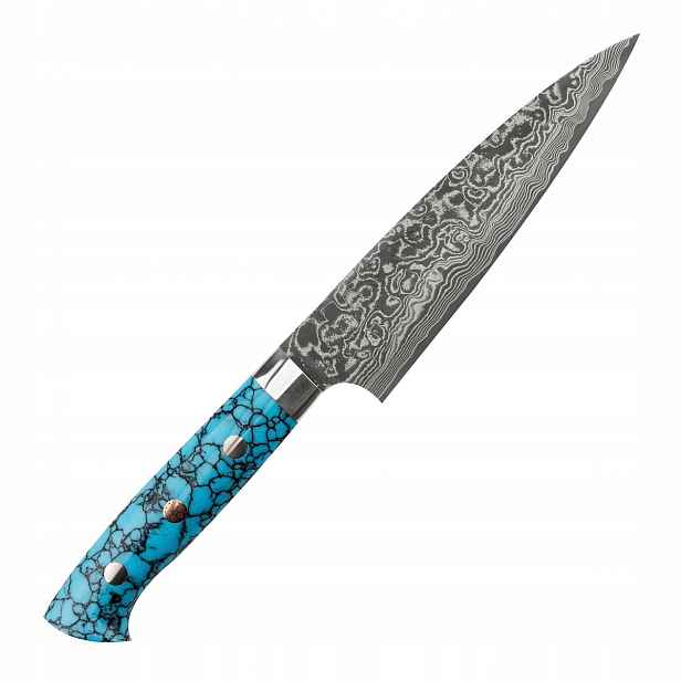 Takeshi Saji Btq R-2 Black Ručně kovaný japonský ostrý Nůž Univerzální 13 cm