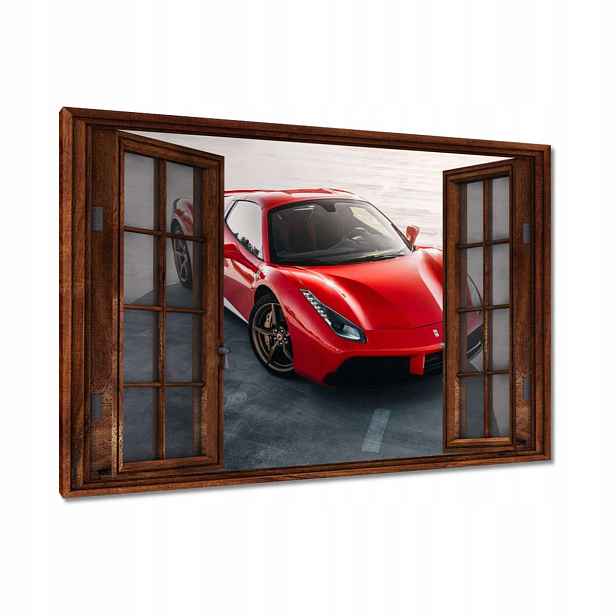 Obrazy 120x80 Červené Ferrari Střela