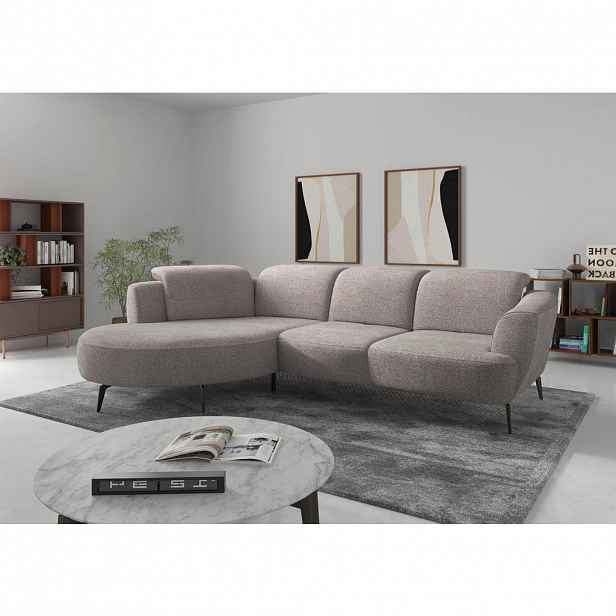 Sit & More ROHOVÁ SEDAČKA, textil, barvy stříbra