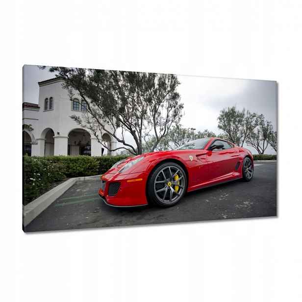 Obrazy 120x70 Červené auto Ferrari