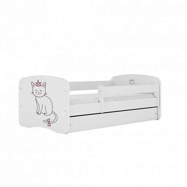 RAUMHIRSCH FURNITURE DĚTSKÁ POSTEL Kočka se zásuvkou 180/80 90/61/184