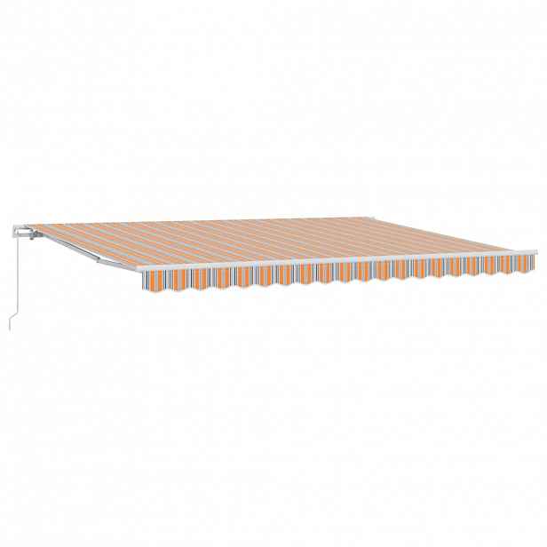 vidaXL Stahovací markýza Vícebarevný 450 x 350 x 165 cm