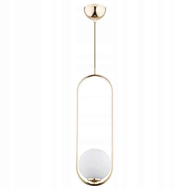 Závěsná lampa Noval zlatá E14 1x40W stmívatelná Alfa