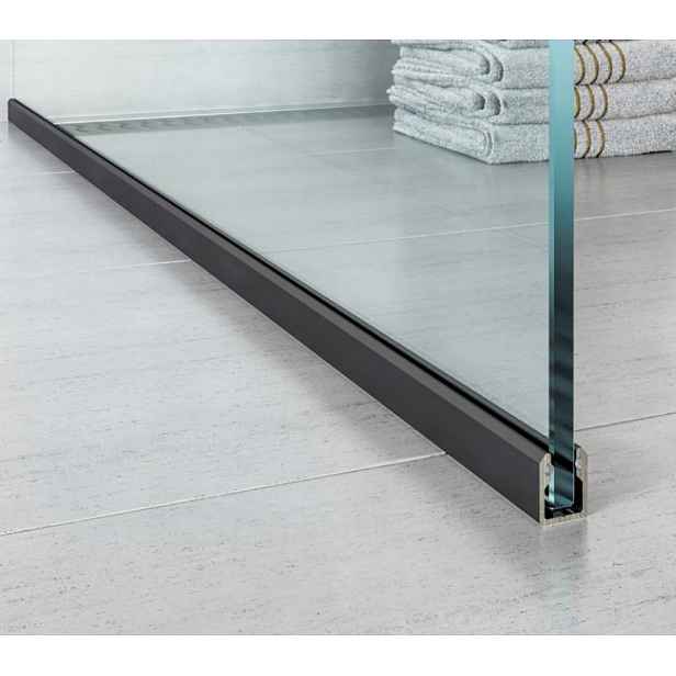 Montážní profil 115 cm pro sprchové kouty Mc/fs Černý