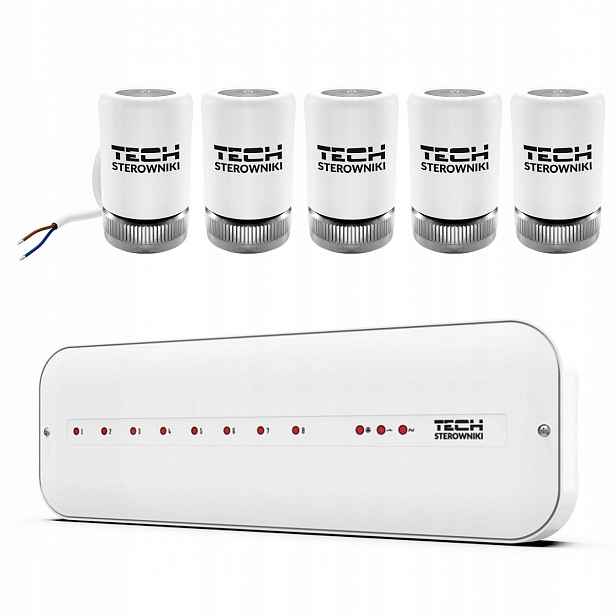 Ovladač Lišta L-5-S Slim 5 Termoelektrických Pohonů STT-230/2 M Tech
