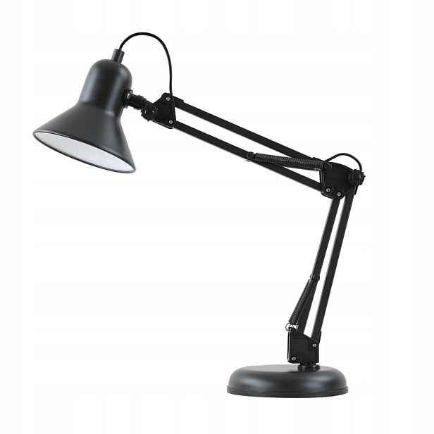 Tiago, moderní, stylová, černá stojací lampa na stůl, stolek, skříňku
