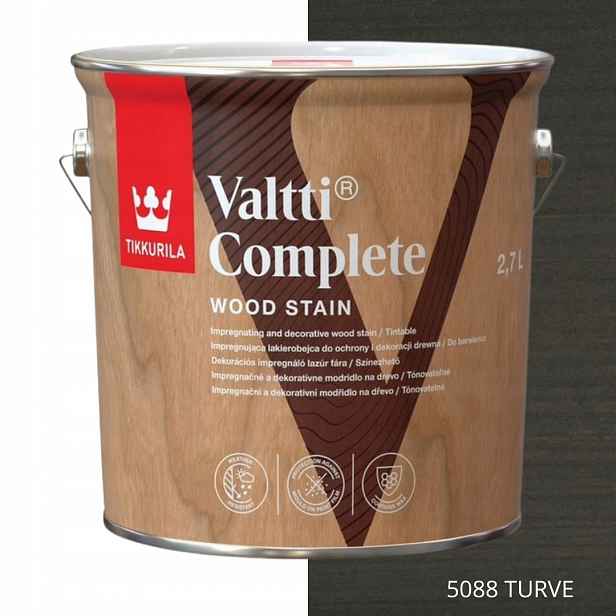 Tikkurila Lakovací Hmota Valtti Complete 2,7 L, Barva 5088 Turve