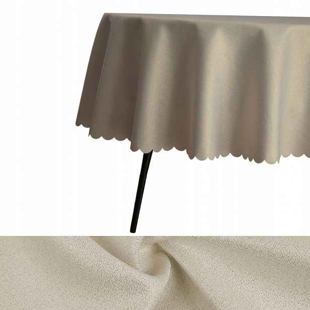 Ubrus Odolný Proti Skvrnám Ovál Zlatý 160X250 CM Skvělý Vánoční Oválný