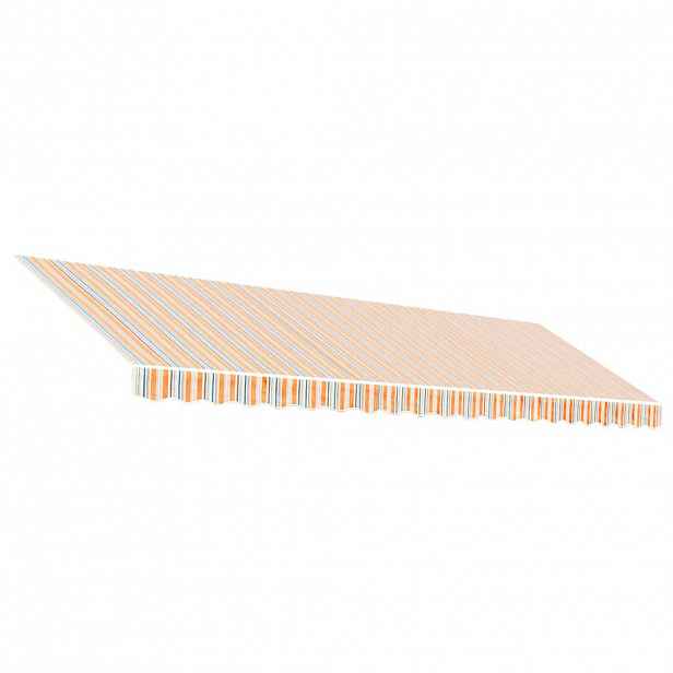 vidaXL Náhradní plachta na markýzu vícebarevná 500 x 350 cm polyesterová