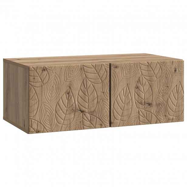 vidaXL Nástěnná TV skříň 59,5 x 31 cm Dub artisan Kompozitní dřevo