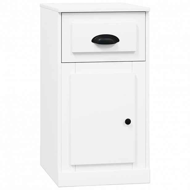vidaXL Odkládací skříňka se zásuvkou bílá 40x50x75 cm kompozitní dřevo