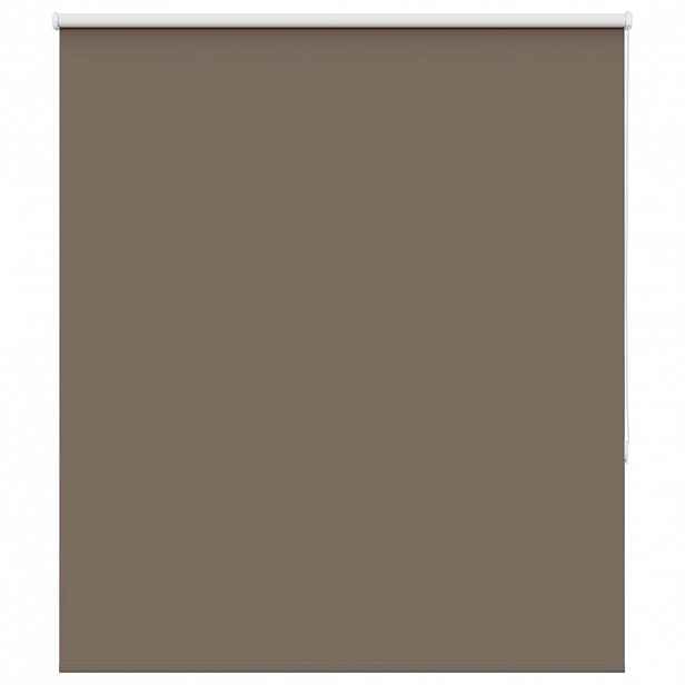 vidaXL Roleta zatemňovací Káva 135x130cm Šířka látky 131,6cm Polyester