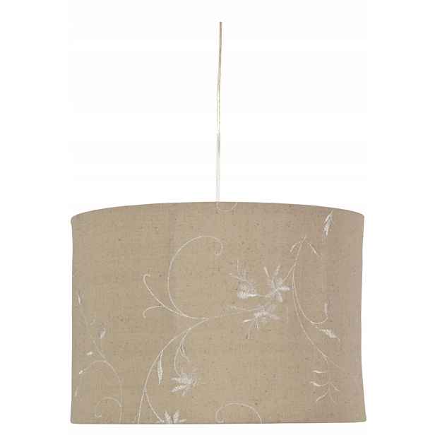Závěsná textilní lampa béžová 1xE27 35 cm Farm 31-03171 Candellux