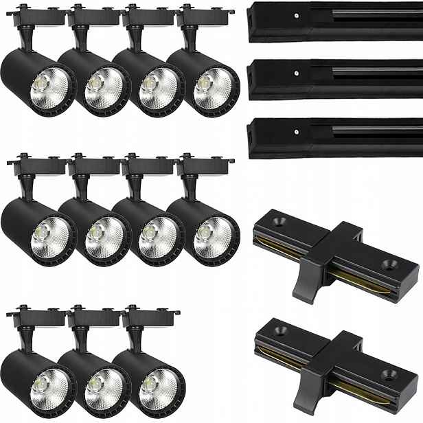 11X Halogenový Led Kolejnicový Reflektor, Kolejnicový Osvětlovací Systém