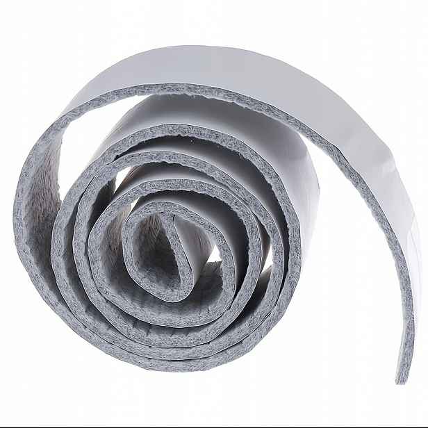 Plst samolepicí šedá páska 10 cm x 10 m, silné technické lepidlo 350 g/m²