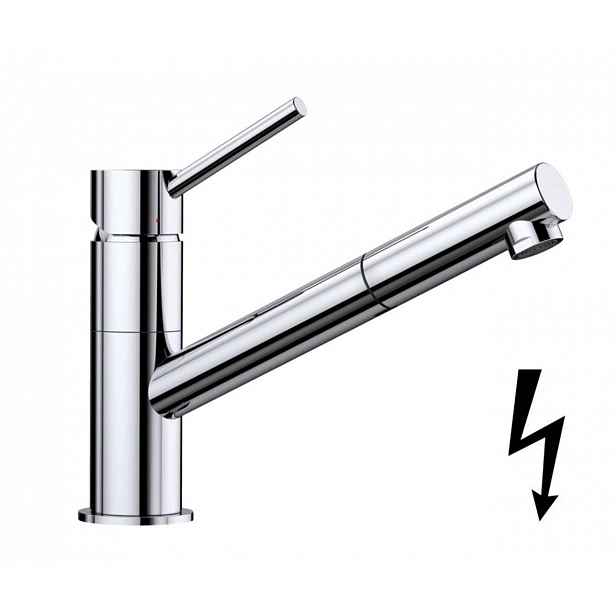 Blanco Kano S - Dřezová baterie s výsuvnou koncovkou, chrom 527648