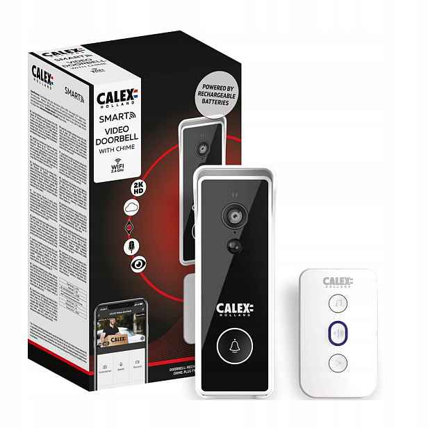 Videodomofon Domofon Kamera Zvonek Bezdrátový Smart WiFi Tuya Calex