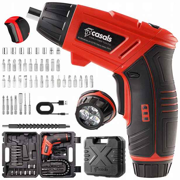 Aku Šroubovák Akumulátorový Šroubovák Elektrický 3.6 V 2000 mAh Kufr