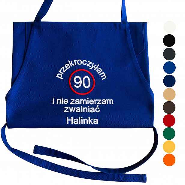 Dárek K 90. Narozeninám Pro Babičku, Tetu, Ženu, Vtipná Zástěra S Výšivkou