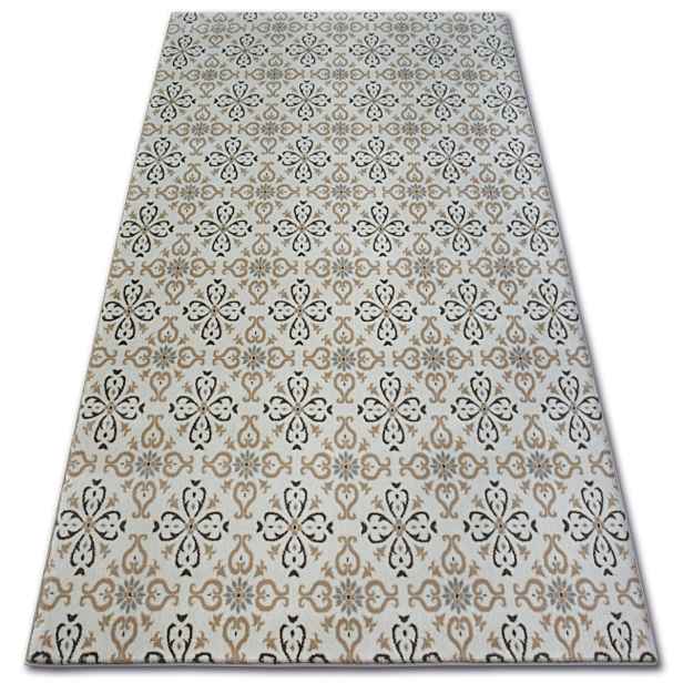 Dywany Lusczow Kusový koberec ARGENT - W4949 květiny krémový, velikost 160x220