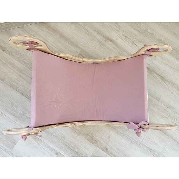 ELIS DESIGN Potah na Montessori houpačku 6in1 smile s elastanem barva: starorůžová